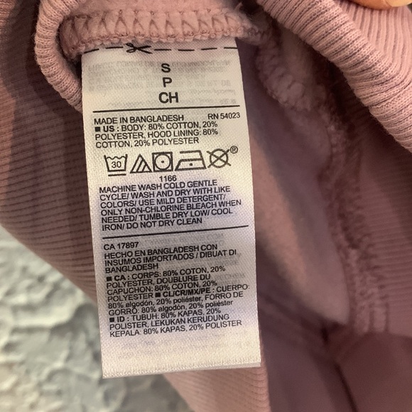 *Old Navy Gender-Neutral Pullover Hoodie Peace On Earth Small Tie Dye Casual - Picture 7 of 9